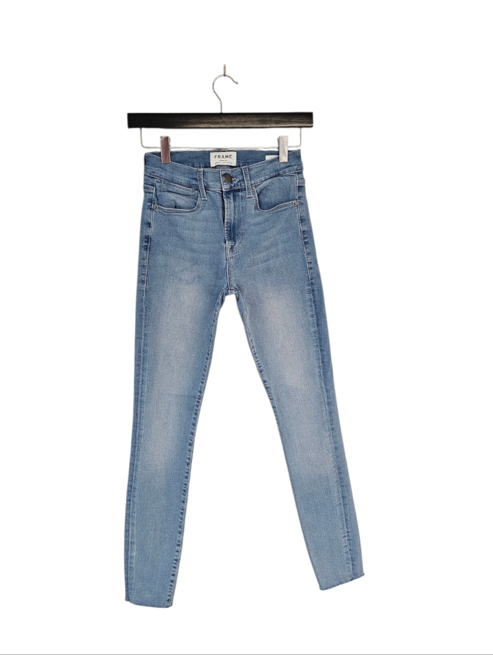 Frame Denim Le High Skinny High Rise Light Blue Jeans‎ 25 Preowned